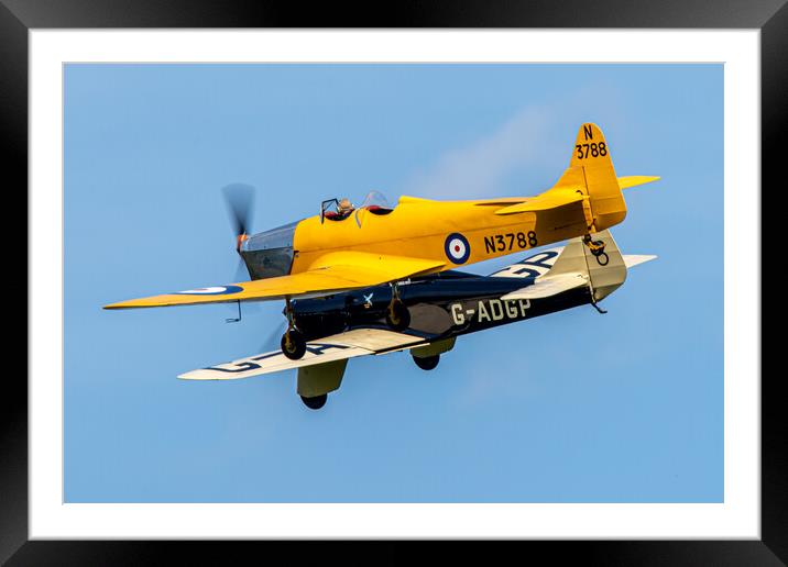 Miles Magister & Hawk Speed Six Framed Mounted Print by J Biggadike