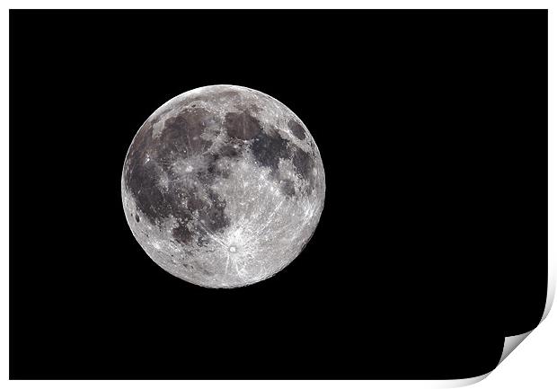 Full Moon Print by Grant Glendinning