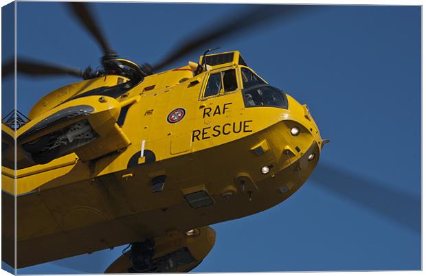 RAF Sea King Helicopter Canvas Print by Steve Purnell