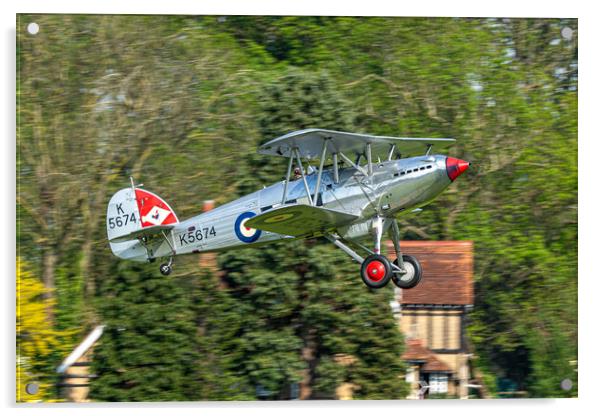 Hawker Fury Acrylic by J Biggadike