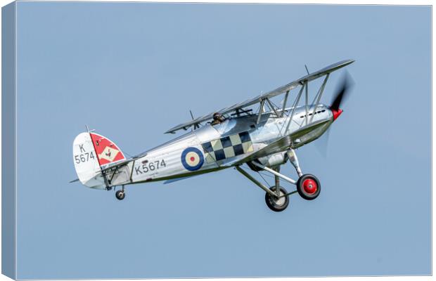 Hawker Fury MkI Canvas Print by J Biggadike