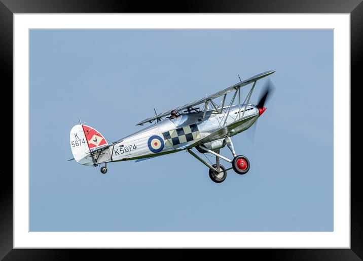 Hawker Fury MkI Framed Mounted Print by J Biggadike