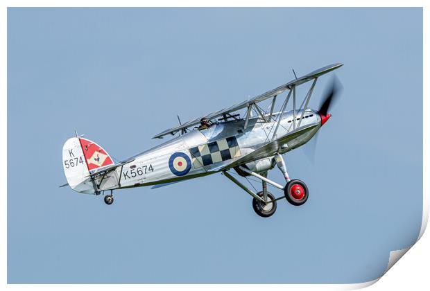 Hawker Fury MkI Print by J Biggadike