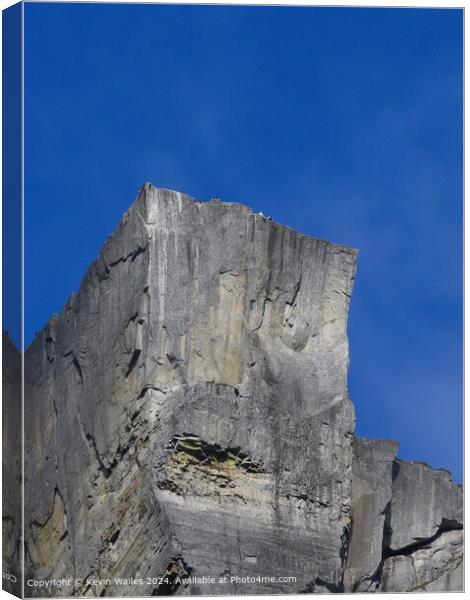 Pulpit rock Canvas Print by Kevin Wailes