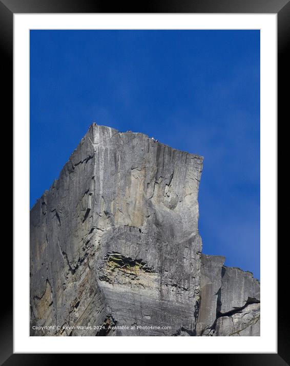 Pulpit rock Framed Mounted Print by Kevin Wailes