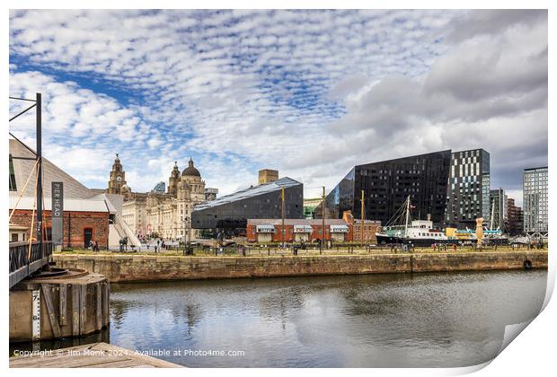 Canning Dock LIverpool  Print by Jim Monk