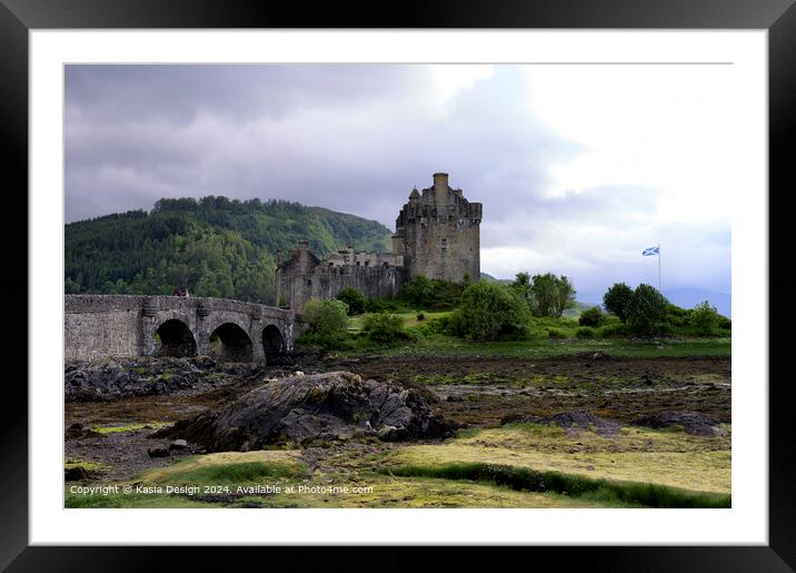 Iconic Eilaen Donan Castle Framed Mounted Print by Kasia Design
