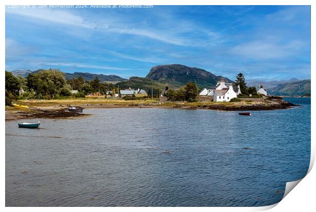 Plockton Vista Print by Tom McPherson