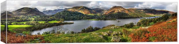 Glenridding on Ullswater Canvas Print by Donald Parsons