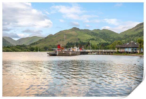 Glenridding Steamers Print by Steve Smith