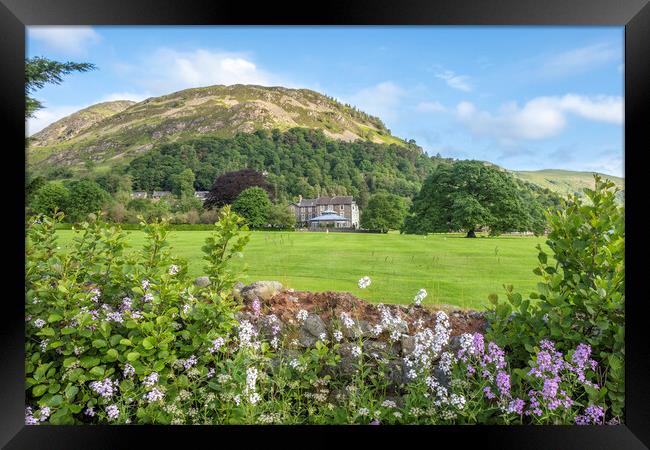 Inn On The Lake Framed Print by Steve Smith