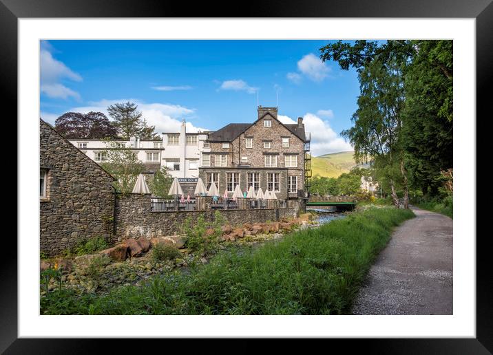 The Ullswater Inn Framed Mounted Print by Steve Smith