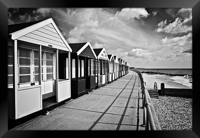 More Southwold Beach Huts 2 Framed Print by Paul Macro