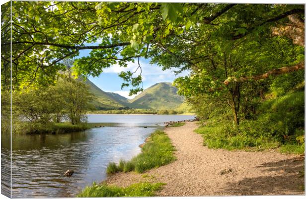 Brothers Water Lake District Canvas Print by Steve Smith