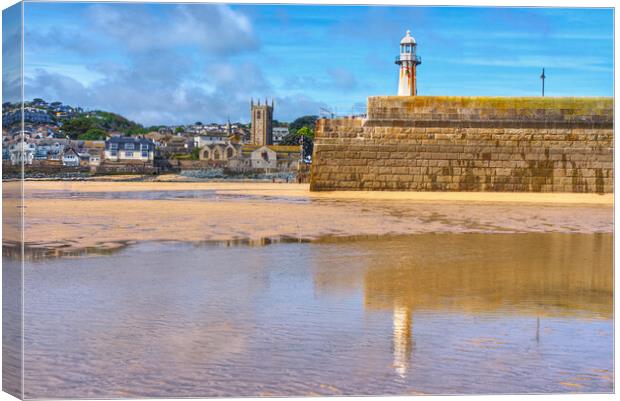 St Ives Cornwall Canvas Print by Alison Chambers