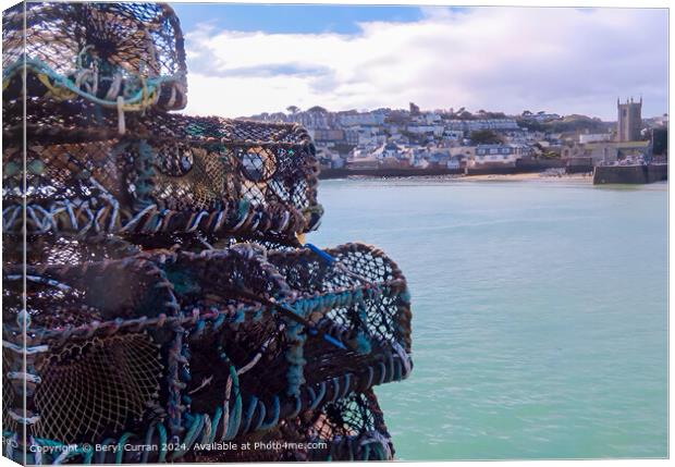 St Ives Cornwall  Canvas Print by Beryl Curran