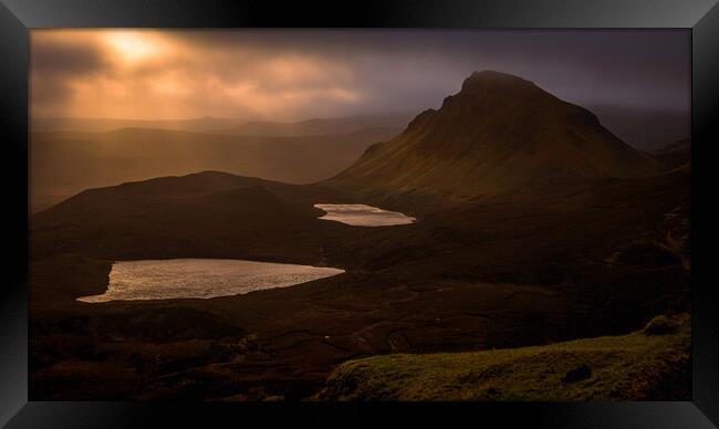 Trotternish Ridge sunrise, Isle of Skye, Scotland. Framed Print by Andrew Briggs
