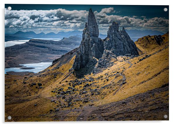 The Old Man of Storr on the Isle of Skye, Scotland Acrylic by Andrew Briggs