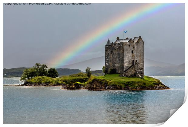 Castle Stalker Scotland Print by Tom McPherson