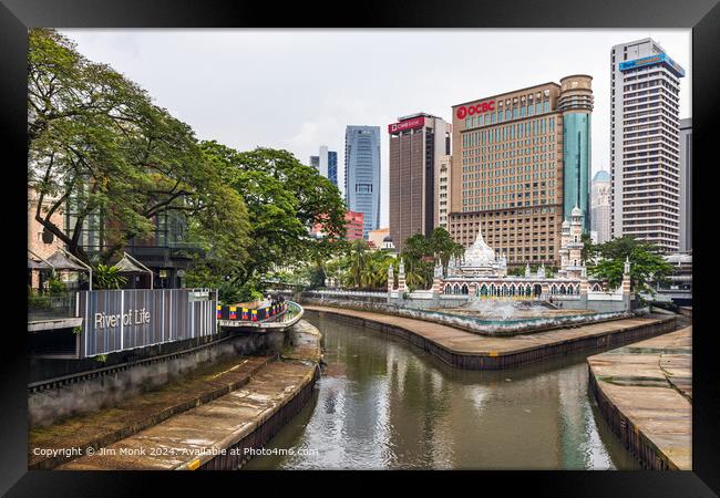 The River of Life Kuala Lumpur Framed Print by Jim Monk