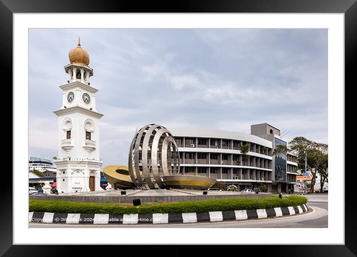 Georgetown, Penang Framed Mounted Print by Jim Monk