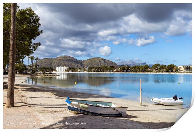 Alcudia Port Majorca Print by Jim Monk