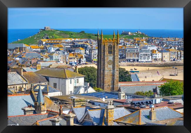 St Ives Cornwall Framed Print by Alison Chambers