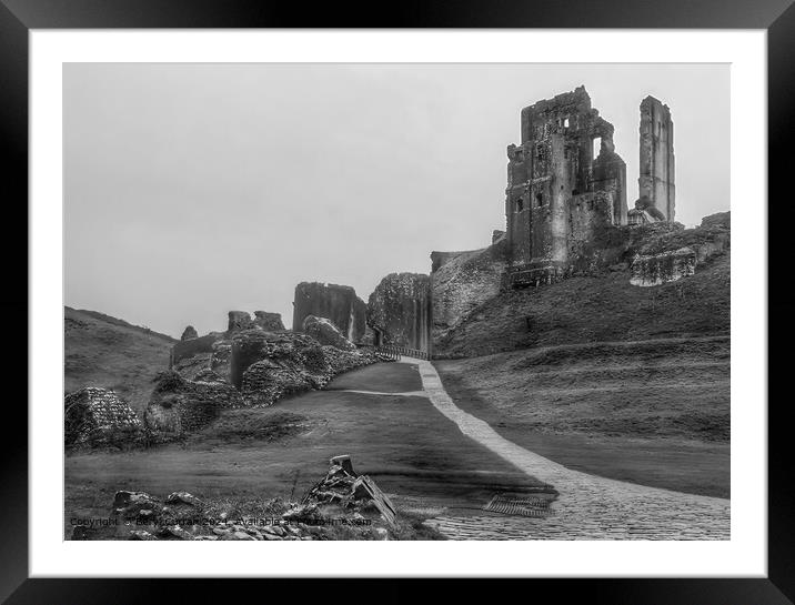 Corfe Castle  Framed Mounted Print by Beryl Curran