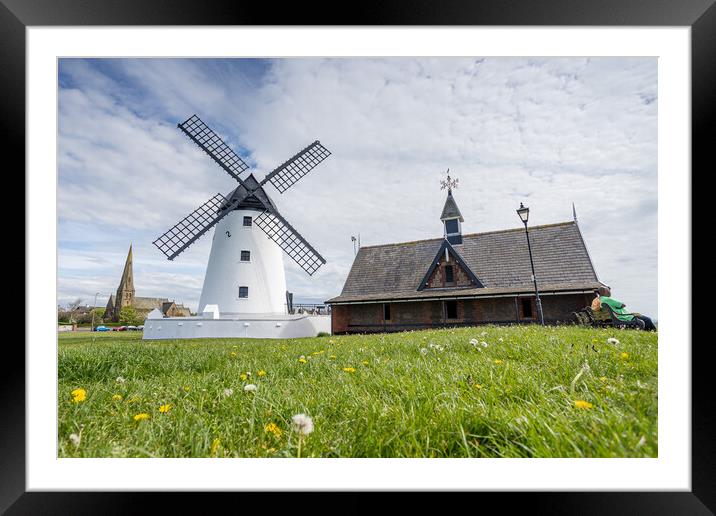 Lytham Windmill and Lifeboat museum Framed Mounted Print by Jason Wells