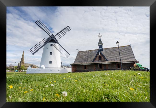 Lytham Windmill and Lifeboat museum Framed Print by Jason Wells