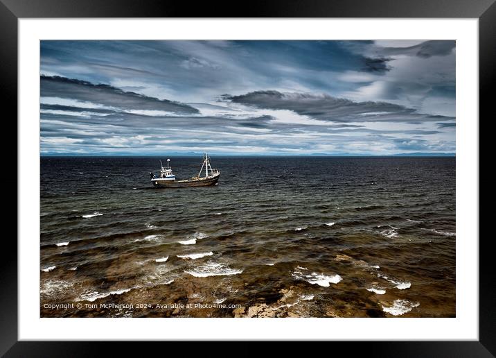 Serene seascape  Framed Mounted Print by Tom McPherson