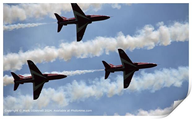 Red Arrows Display Team 2024 Print by Mark ODonnell