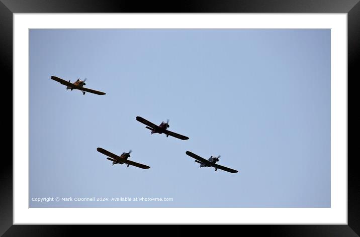 Flying Display Team Framed Mounted Print by Mark ODonnell