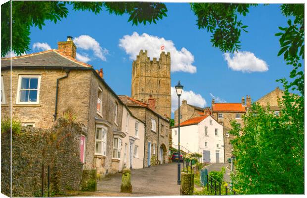 Richmond Yorkshire Canvas Print by Alison Chambers