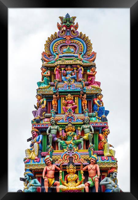 Sri Mariamman Temple Singapore Framed Print by Jim Monk