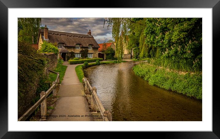 Beck Isle Cottage, Yorkshire Countryside Framed Mounted Print by Andrew Briggs