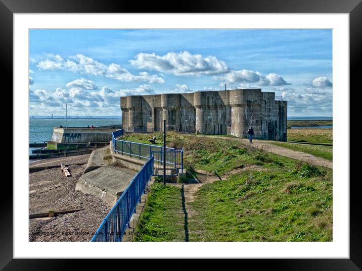 Shoeburyness Garrison Architecture Framed Mounted Print by Peter Bolton