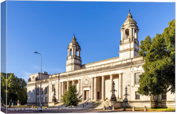 Cardiff Crown Court Canvas Print by Jim Monk