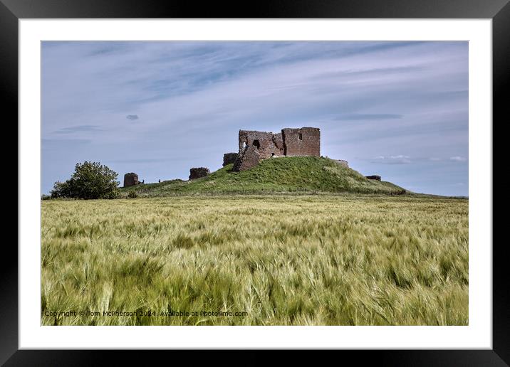 Duffus Castle  Framed Mounted Print by Tom McPherson