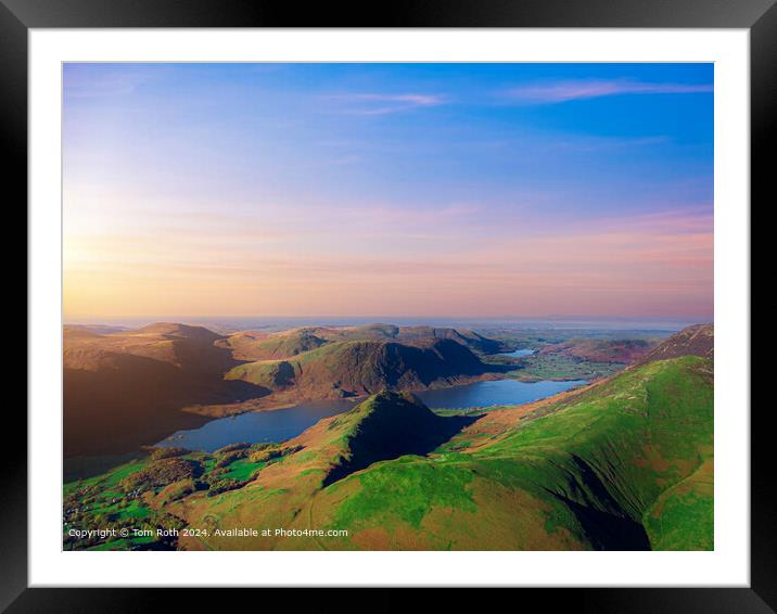 Colourful Lakes and Lochs in Cockermouth Framed Mounted Print by Tom Roth