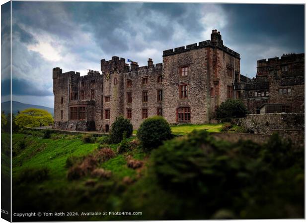 Muncaster Castle Canvas Print by Tom Roth