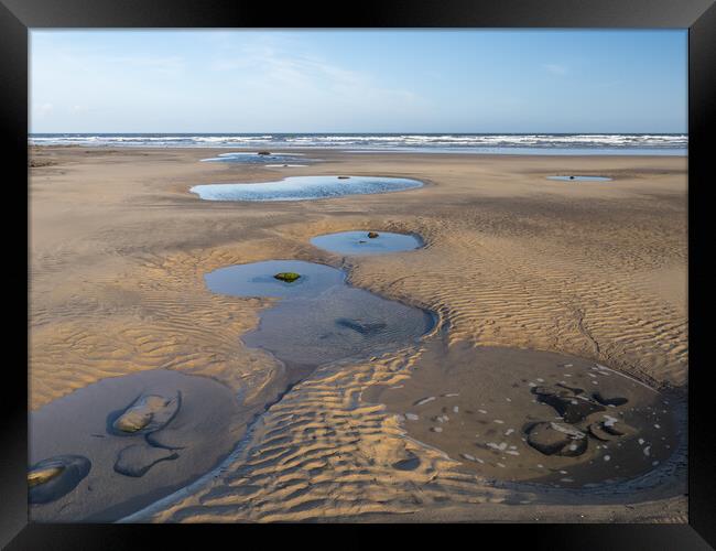 Westward Ho Tidal Pools Framed Print by Tony Twyman