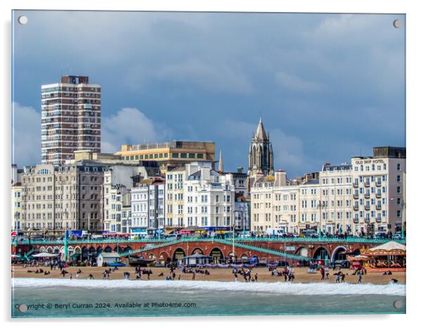 Brighton Seafront  Acrylic by Beryl Curran