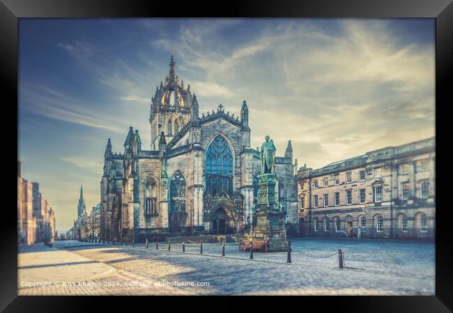 Edinburgh Saint Giles Cathedral Framed Print by RJW Images