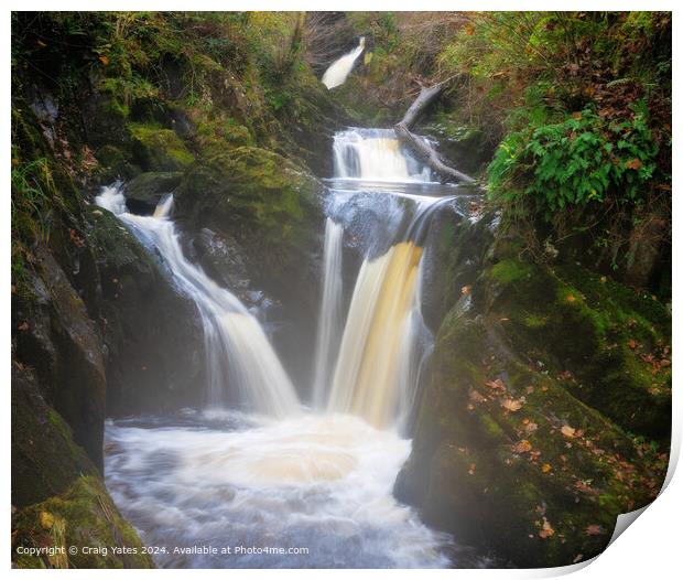 Ingleton Waterfall Trail: North Yorkshire. Print by Craig Yates