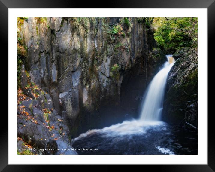 Ingleton Waterfall Trail: North Yorkshire  Framed Mounted Print by Craig Yates