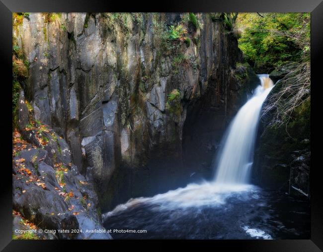 Ingleton Waterfall Trail: North Yorkshire  Framed Print by Craig Yates