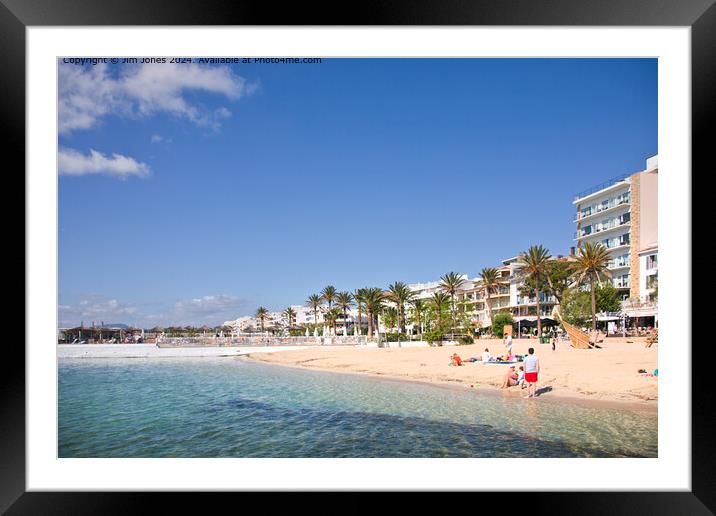 Puerto Pollensa, Majorca. Framed Mounted Print by Jim Jones