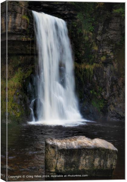 Ingleton Waterfall Trail North Yorkshire. Canvas Print by Craig Yates