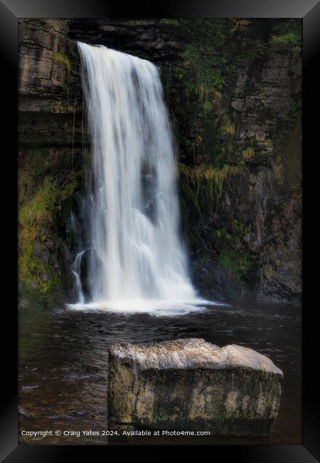 Ingleton Waterfall Trail North Yorkshire. Framed Print by Craig Yates